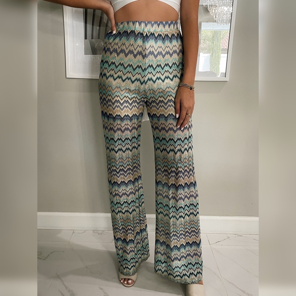 Chevron Printed Pants